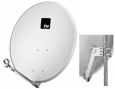 antena parabólica para instalaciones de antenas