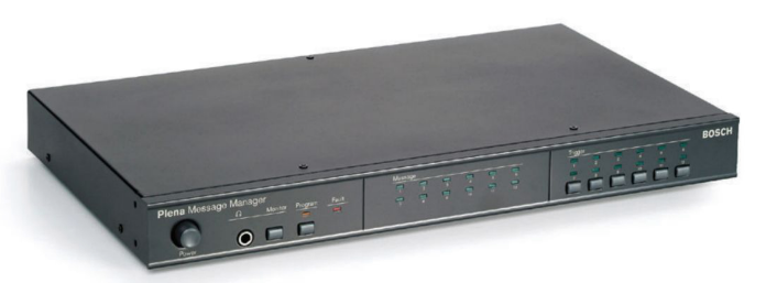 Gestor de mensajes para instalaciones de megafonía