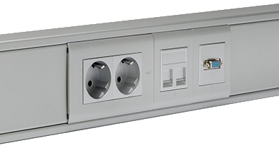 Mecanismos Simon para instalaciones de redes en canal unex